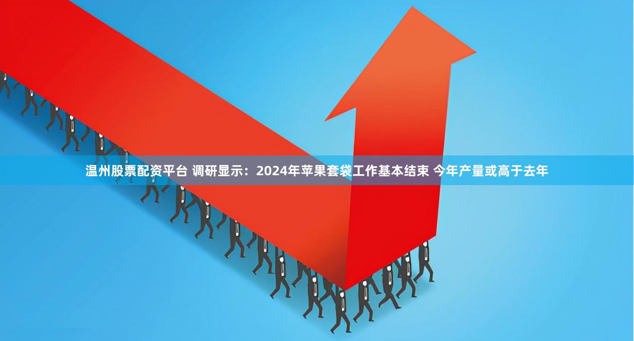 温州股票配资平台 调研显示:2024年苹果套袋工作基本结束 今年产量或高于去年